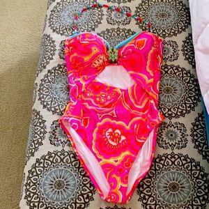Colorful Trina Turk swimsuit